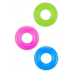 Lot 3 Cockrings Fluorescents - Dildoshop