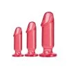3 Plugs Anaux Crystal Jellies Pink Doc Johnson - Sextoy Anal