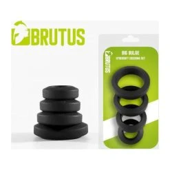 4 Cockrings Hyper Souples Silicone Big Bulge