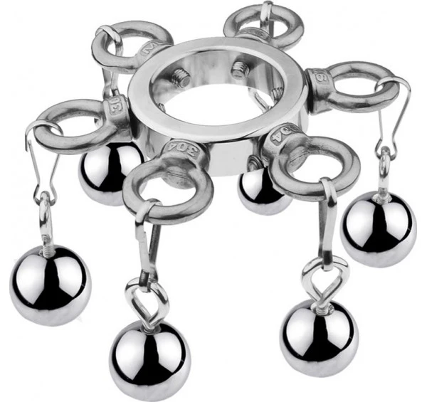 Ballstretcher BDSM Poids + Pointes Amovibles 1 Ballstretcher BDSM Poids + Pointes Amovibles