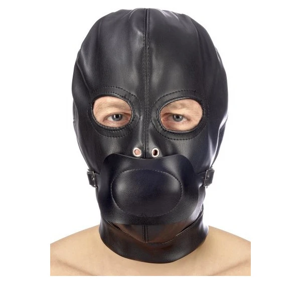 Cagoule Bâillon Amovible 1 Cagoule Bâillon Amovible