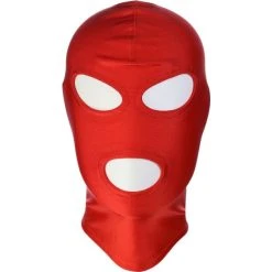 Cagoule Extensible Ouverte Bouche Et Yeux Rouge