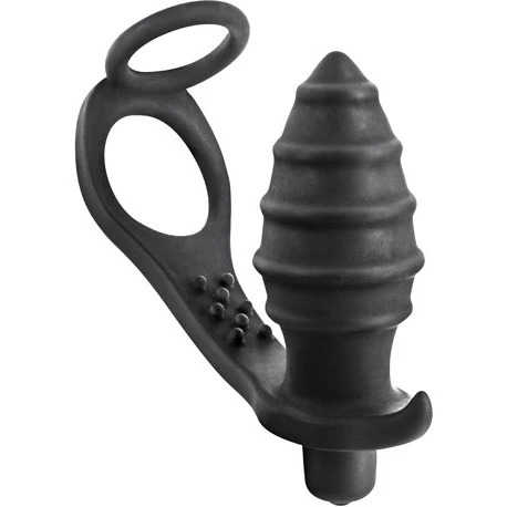 Cockring Anal Plug Vibrant - Dildoshop 1 Cockring Anal Plug Vibrant - Dildoshop
