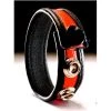 Cockring Cuir Noir-Rouge - Dildoshop