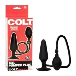 Colt Pumper Plug Gonflable Silicone Avec Noyau Interne Dur