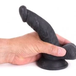 Cox Dildo Arqué 2 Black Ventouse 16 X 4 Cm - Dildoshop