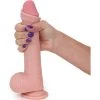 Cox Dildo Articulé Peau Glissante Et Ventouse Flesh 23 X 4.20 Cm