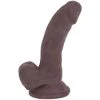 Cox Dildo Articulé Ventouse Marron Brun 14.50 X 3.20 Cm