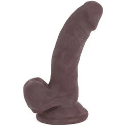 Cox Dildo Articulé Ventouse Marron Brun 14.50 X 3.20 Cm