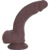 Cox Dildo Articulé Ventouse Marron Brun 19.50 X 3.50 Cm