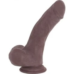 Cox Dildo Articulé Ventouse Marron Brun 20 X 4.40 Cm