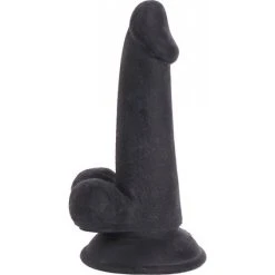 Cox Dildo Black Ventouse 16 X 4 Cm - Dildoshop