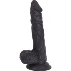 Cox Dildo Black Ventouse 22 X 4 Cm - Dildoshop