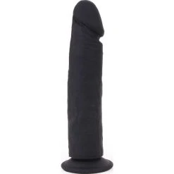 Cox Dildo Black Ventouse Silicone 25 X 5 Cm
