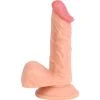 Cox Dildo Flesh Ventouse 17 X 4 Cm