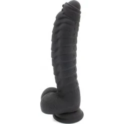 Cox Dildo Stimulant Black Ventouse Silicone 22 X 5 Cm