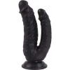 Cox Double Dildo Ventouse Noir 19 X 4.3 Cm