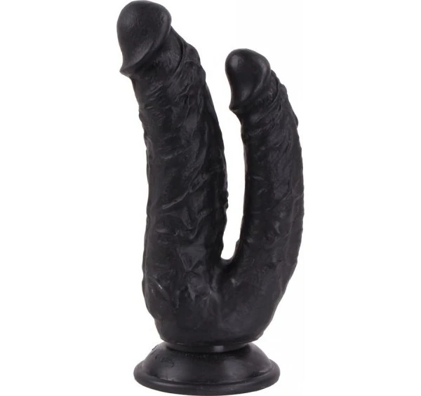 Cox Double Dildo Ventouse Noir 19 X 4.3 Cm 1 Cox Double Dildo Ventouse Noir 19 X 4.3 Cm