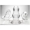 Double Tunnel Plug Clear M, L Ou XL - Dildoshop