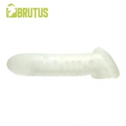 Gaine Pénis Nervurée Extra Souple Brutus 17.5 Cm