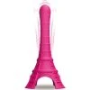 Gode Vibrant Tour Eiffel La Tour Est Folle L 21.5 Ø 3 Cm Rose