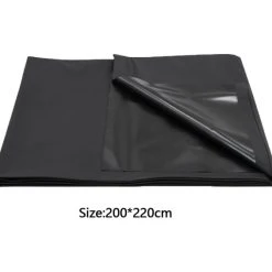 Grand Drap Pvc Noir 200 Cm X 220 Cm