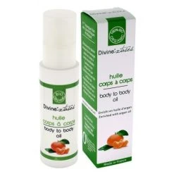 Huile De Massage BIO Mandarine & Huile D'Argan - Dildoshop
