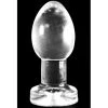 King Plug 13 X 6 Cm Clear - Dildoshop