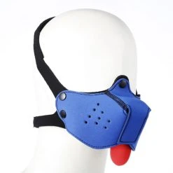 Masque Bouche Puppy Dog Neoprene Bleu