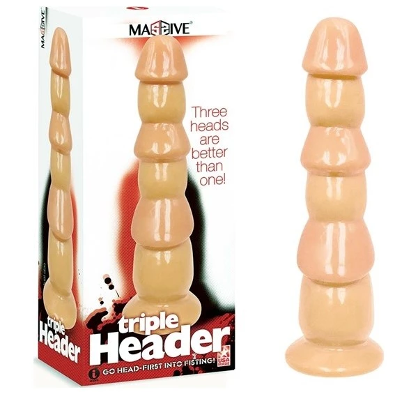 Massive Dildo Triple Header Ventouse 30.5 X 6.7 Cm 1 Massive Dildo Triple Header Ventouse 30.5 X 6.7 Cm