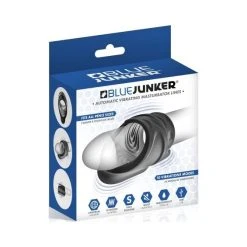 Masturbateur Stimulateur Vibrant Silicone Usb Lines Blue Junker