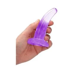 Petit Dildo Crystal Pourpre Ventouse L 11 Ø 3.3 Cm