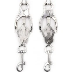 Pinces Clips Pour Tétons Japonaises Avec Mousquetons - Nipple Clamps With Snap Hooks