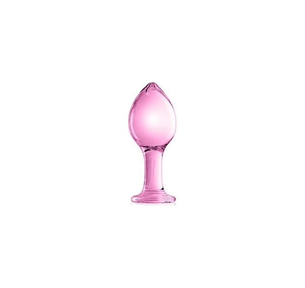 Plug Anal En Verre Rose Translucide N 32 L 11 Ø 4 Cm 1 Plug Anal En Verre Rose Translucide N 32 L 11 Ø 4 Cm