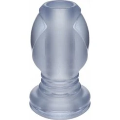 Tunnel Plug Creux The Hollow Bleu Pâle TitanMen Doc Johnson L 11.8 Ø 6.5 Cm