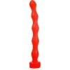 Gode Ondulé Taille Moyenne 31 X 3.6 Cm Rouge