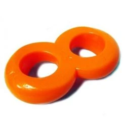 Zizi XXX Cosmic 8-ring Cock & Ball Ring Orange - Dildoshop